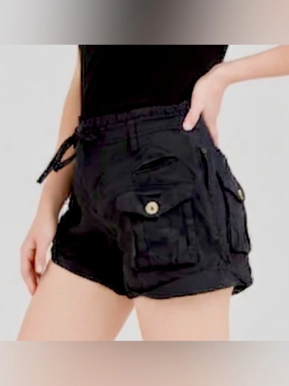 Anthro Vintage Joe’s Jeans Take Me, Slowly cotton black shorts